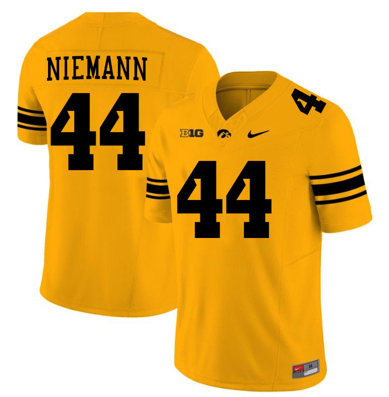 Ben Niemann Iowa Jersey,University Of Iowa Hawkeyes Fotoball Uniforms,Jersey,Gears-Gold